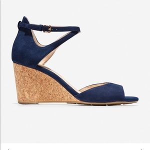 🛑 SOLD on Mercari.  Brand new Cole Haan shoes, marine blue, size 6.5B